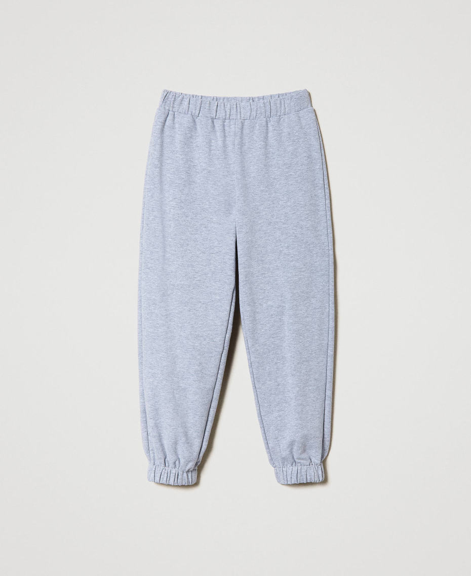 Plush fabric joggers