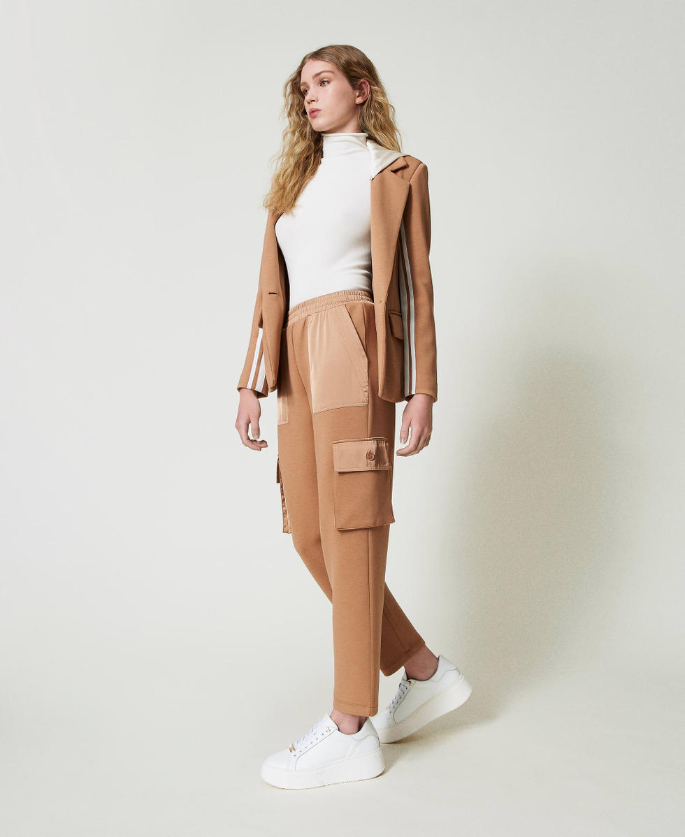 Pantalon cargo camel femme shop