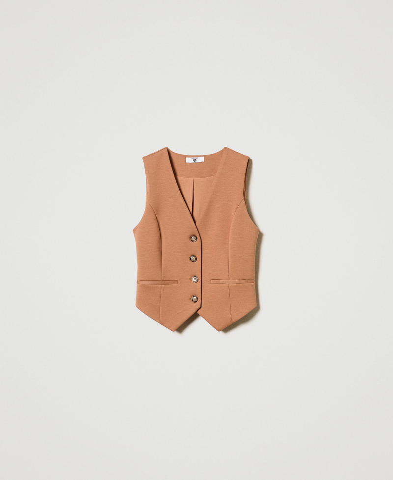 Gilet in tessuto scuba