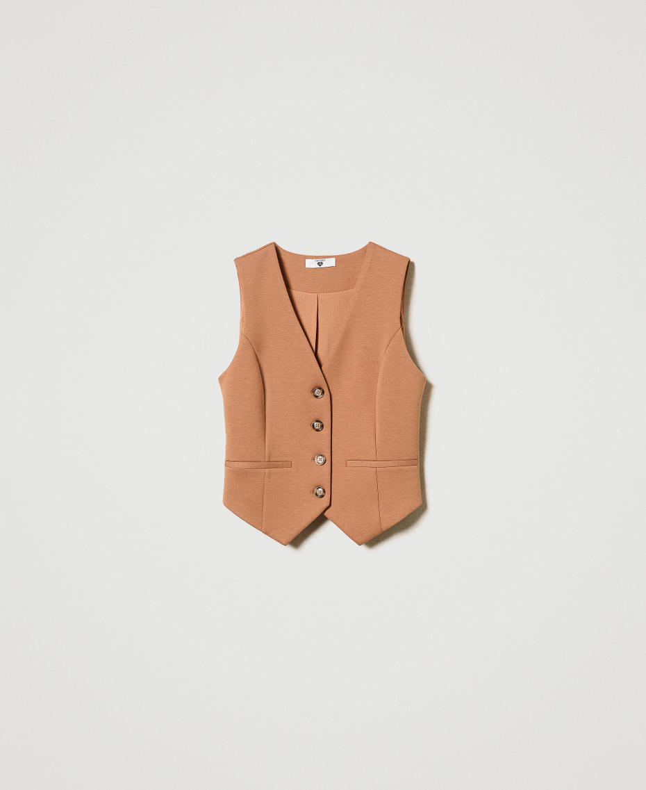 Gilet in tessuto scuba