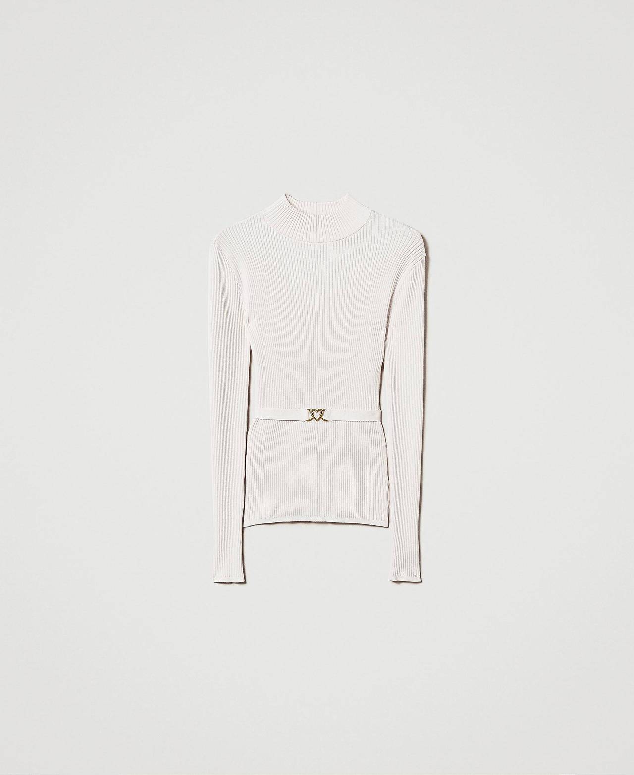 Scee by twin set Maglia lupetto con cintura