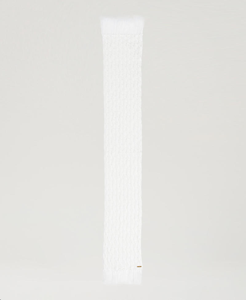 Sciarpa in maglia a trecce Madreperla Donna 242LI4AKK_00059_05
