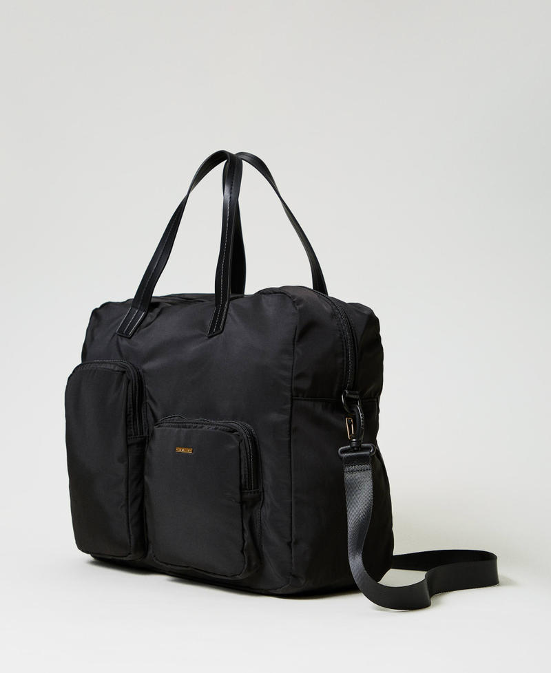 Borsa shopper in tessuto tecnico