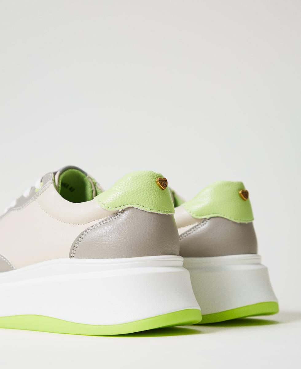 Colour block trainers Woman White TWINSET Milano