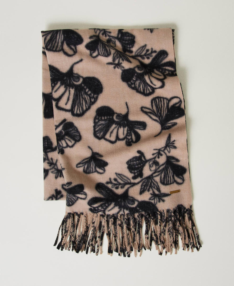 Floral cloth stole
