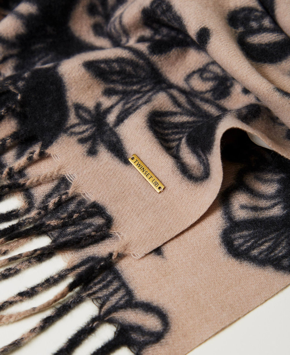 Floral cloth stole
