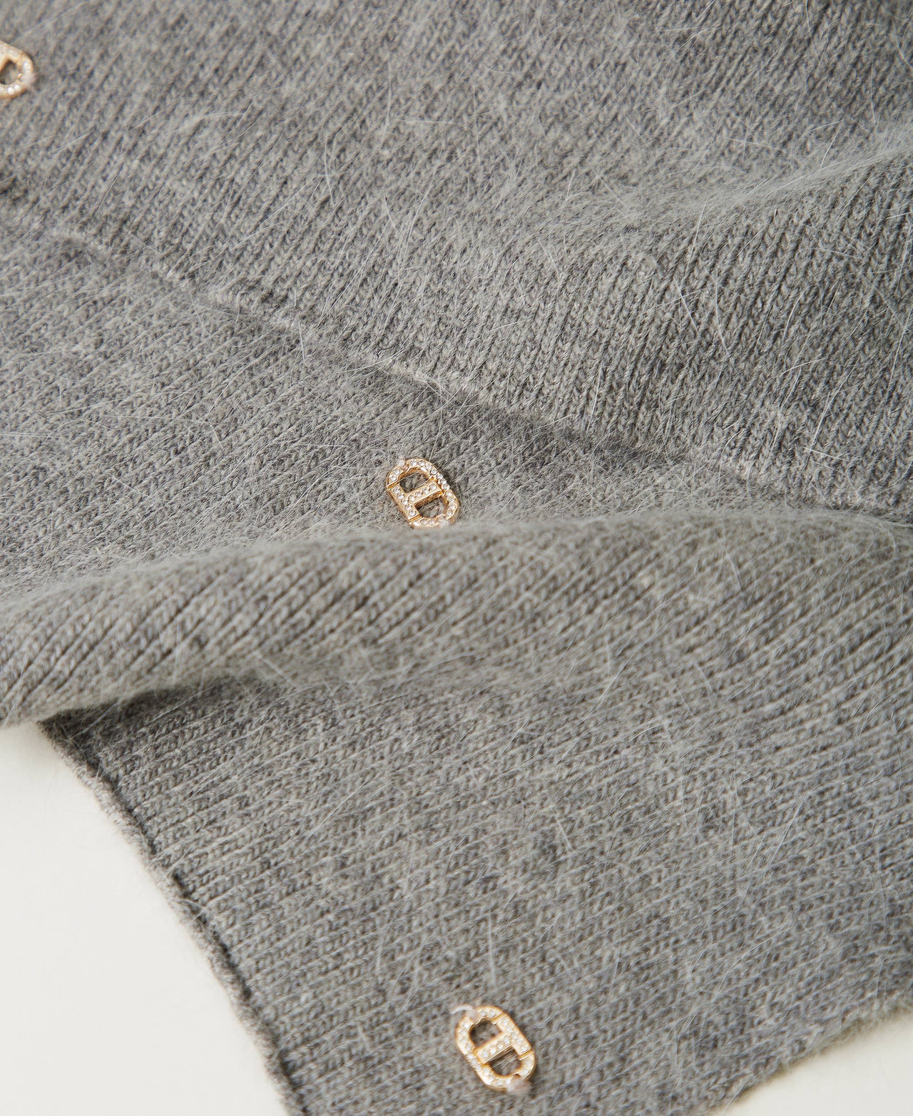 Sciarpa in maglia con Oval T