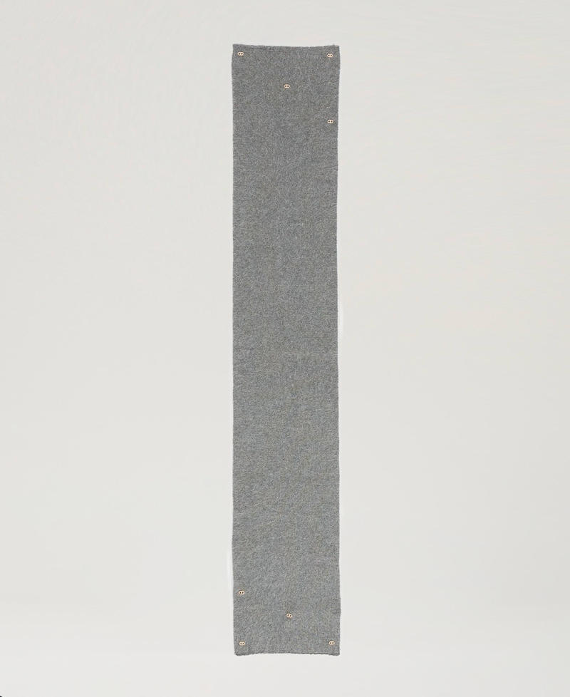 Sciarpa in maglia con Oval T