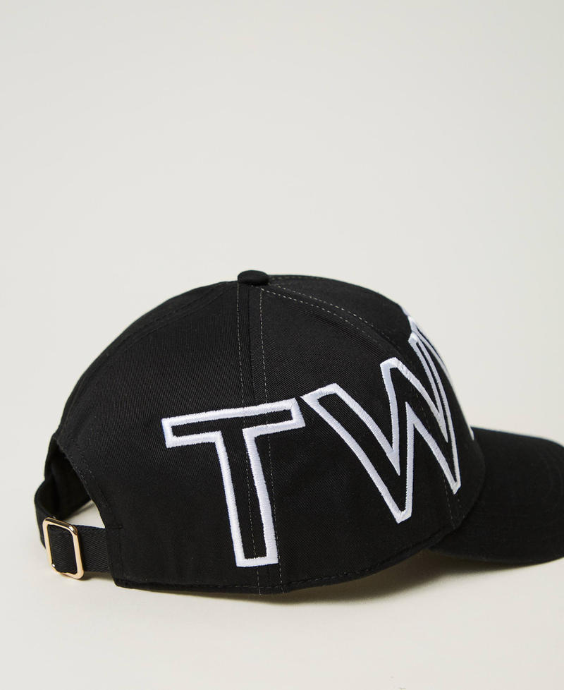 Baseball cap with maxi logo Black Woman 242TA4350_00006_02