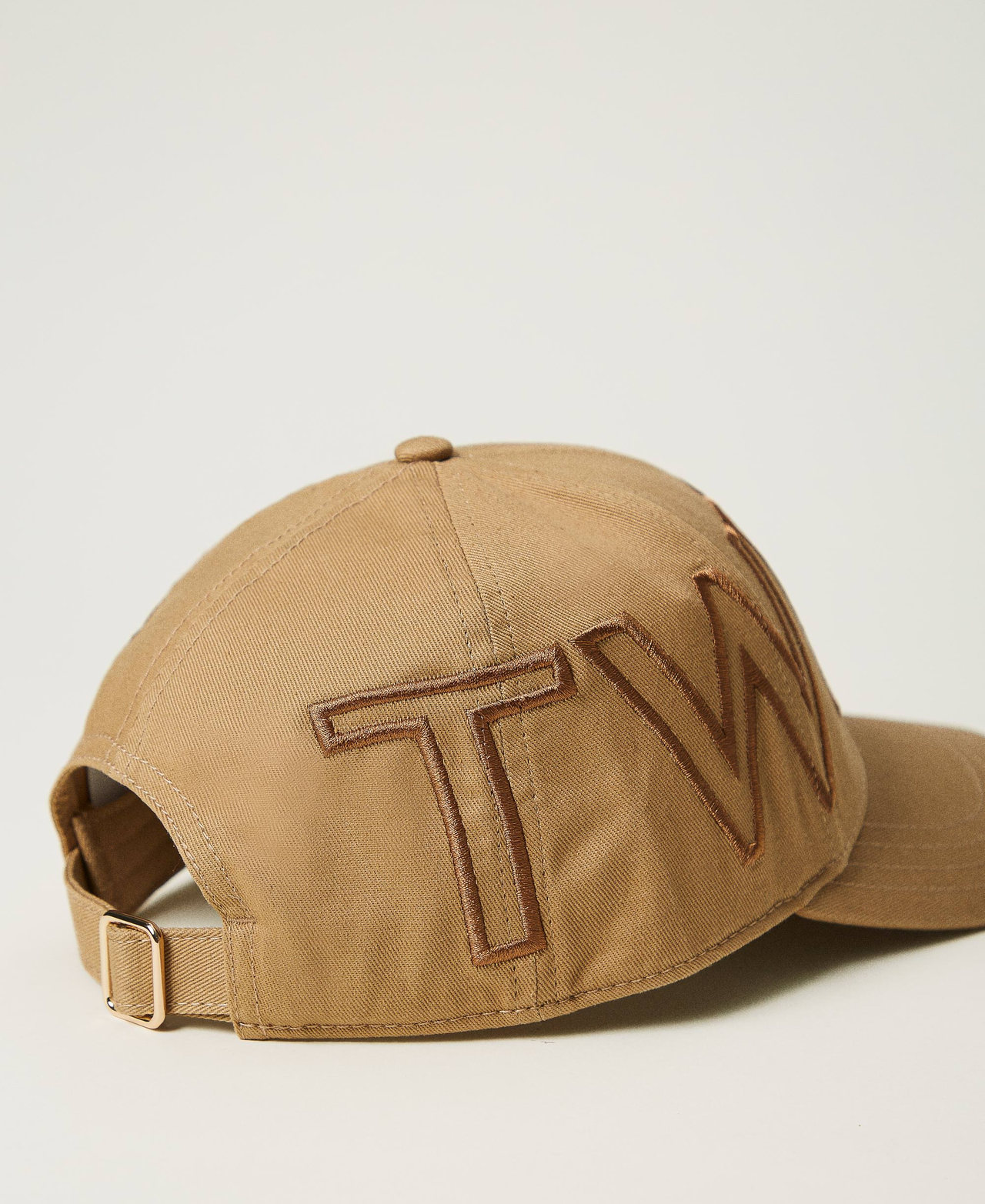Baseball cap with maxi logo Sandy Brown Woman 242TA4350_11754_02