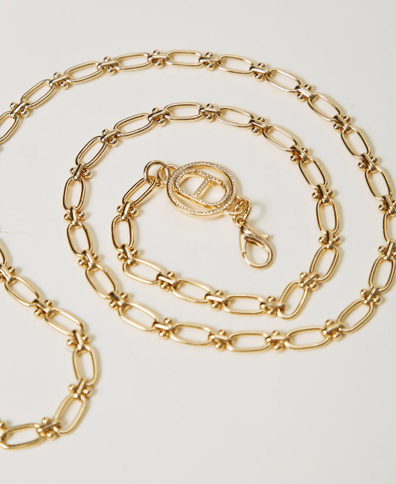 Cintura in catena con Oval T New Gold Donna 242TA4600_10630_02