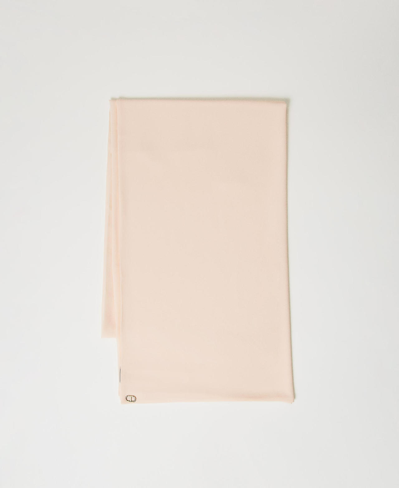 &Eacute;tole en cr&ecirc;pe georgette doubl&eacute; Rose &laquo;&nbsp;Peach Pink&nbsp;&raquo; Femme 242TA4760_11750_01