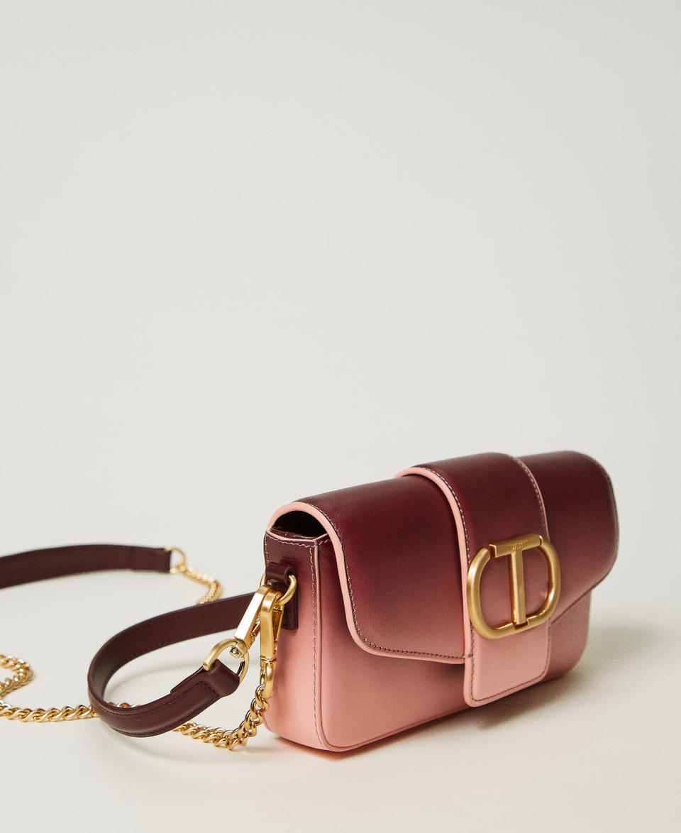 Borsa a tracolla 'Amie' piccola in pelle sfumata Rosso Pompeiano Donna 242TB7111_11755_02