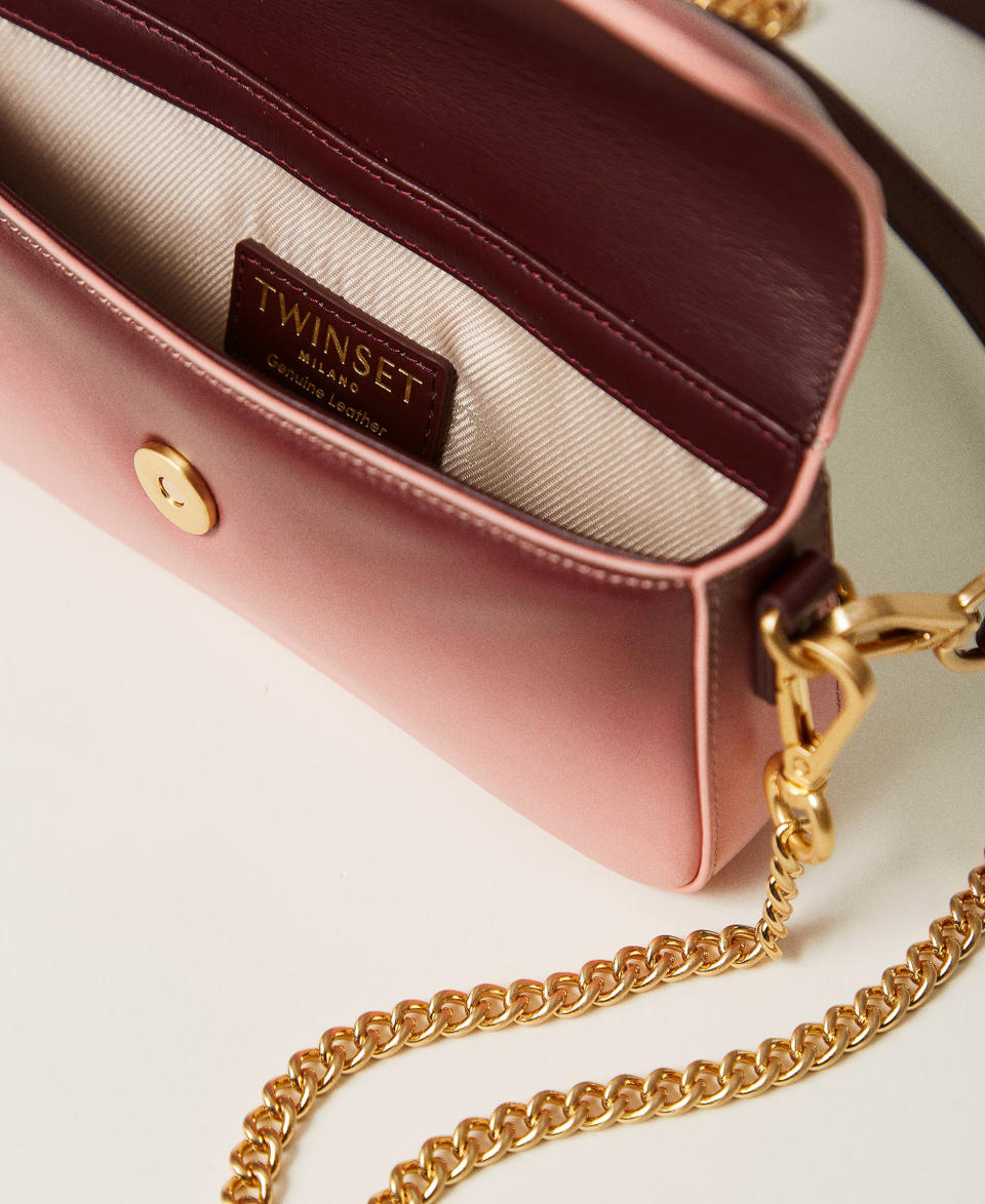 Borsa a tracolla 'Amie' piccola in pelle sfumata Rosso Pompeiano Donna 242TB7111_11755_04