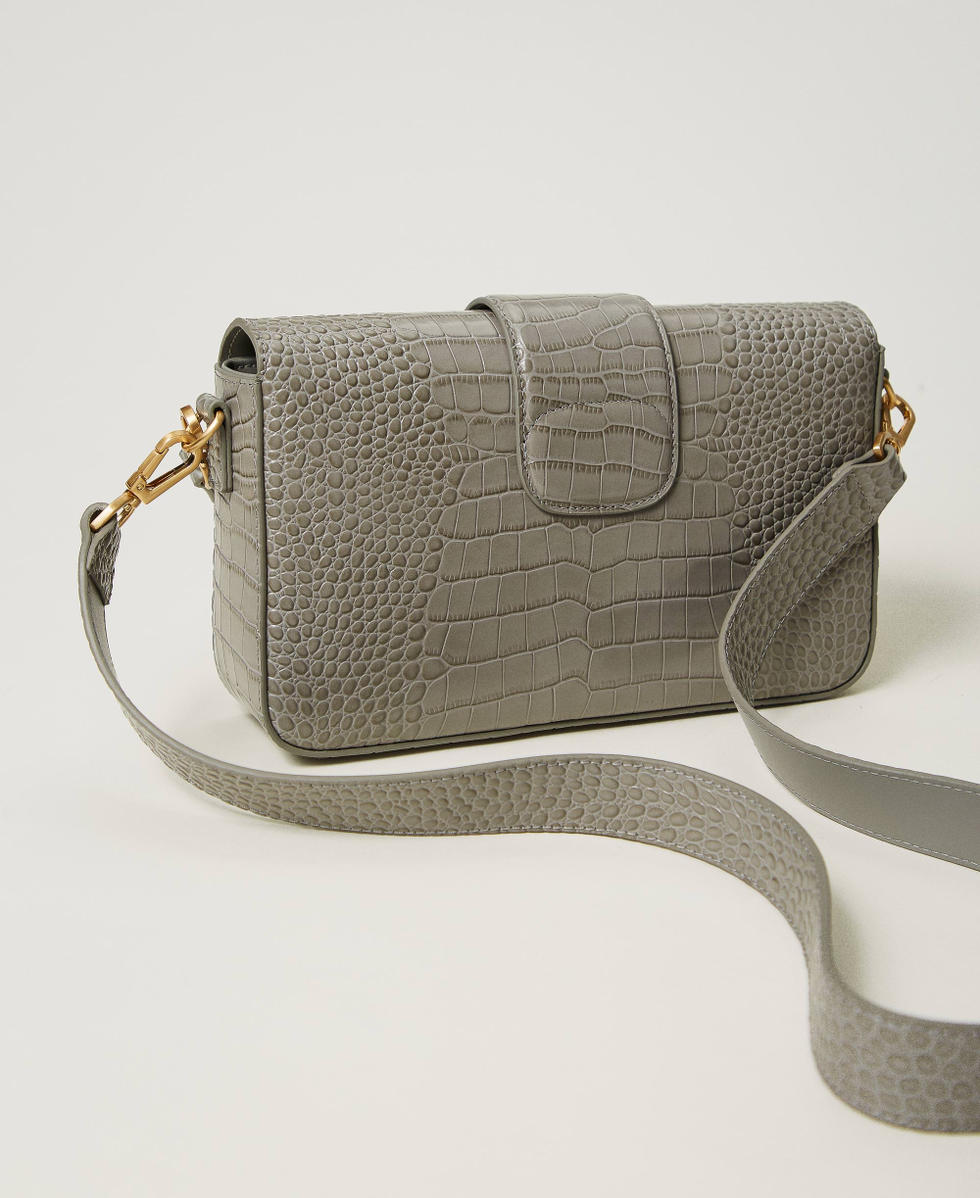 Crocodile print crossbody bag shop