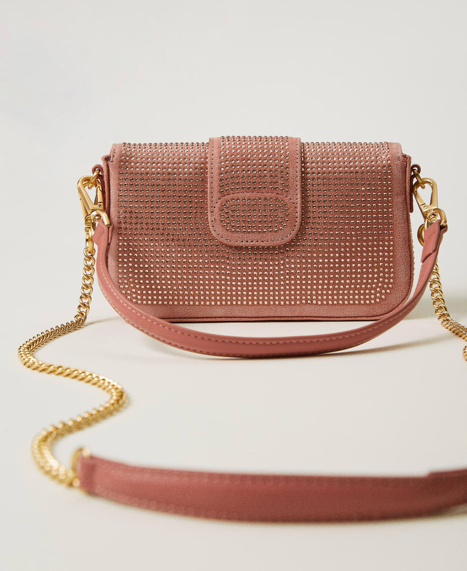 Borsa a tracolla 'Amie' piccola con strass Coral Bead Donna 242TB7140_11752_03