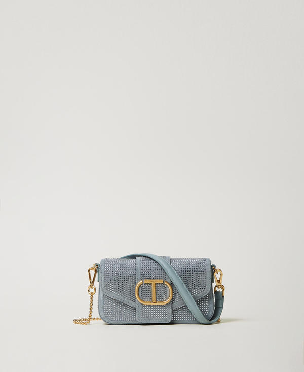 'Amie' small shoulder bag with rhinestones