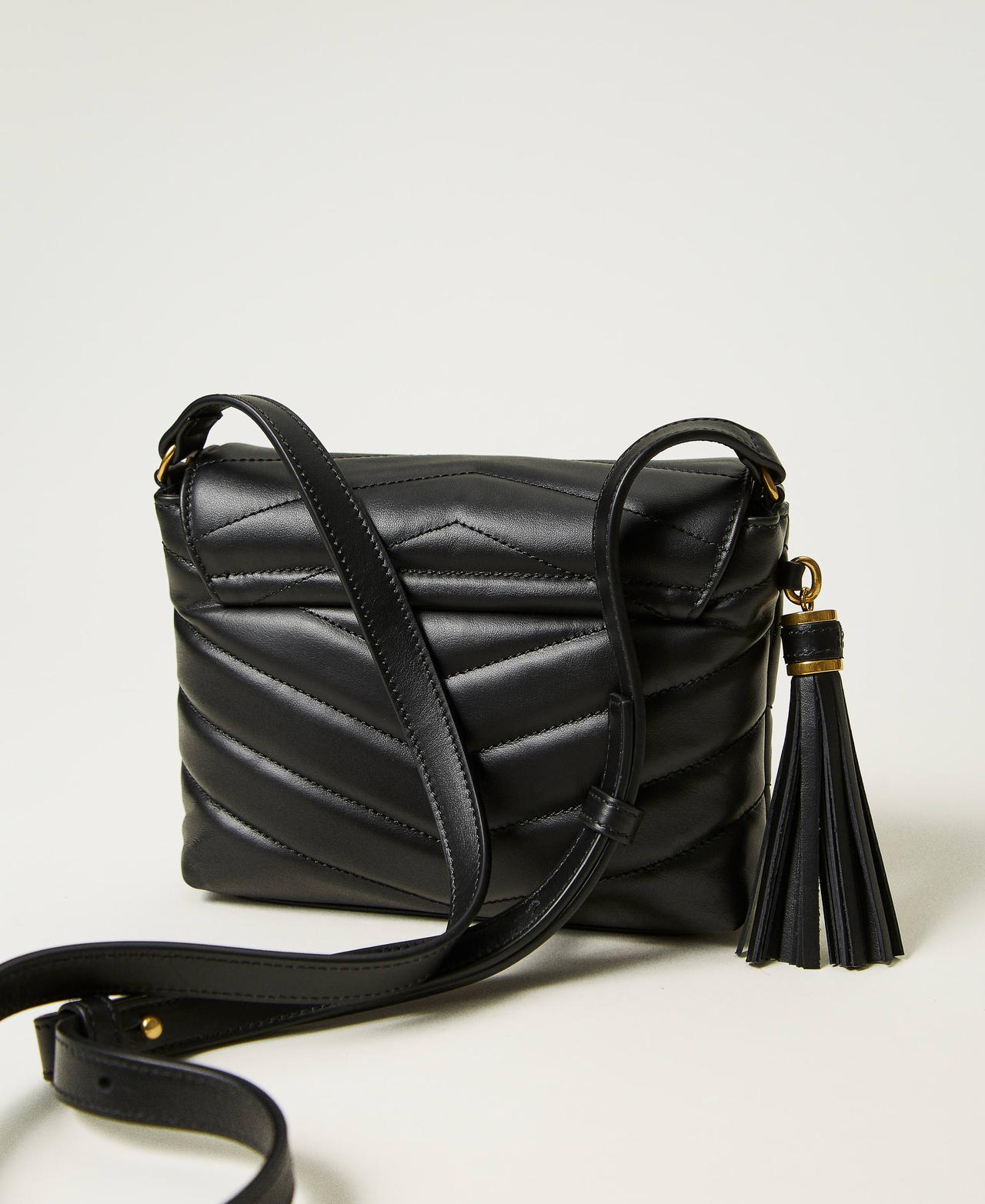 Bolso bandolera Dreamy peque&ntilde;o de piel Negro Mujer 242TB7191_00006_03