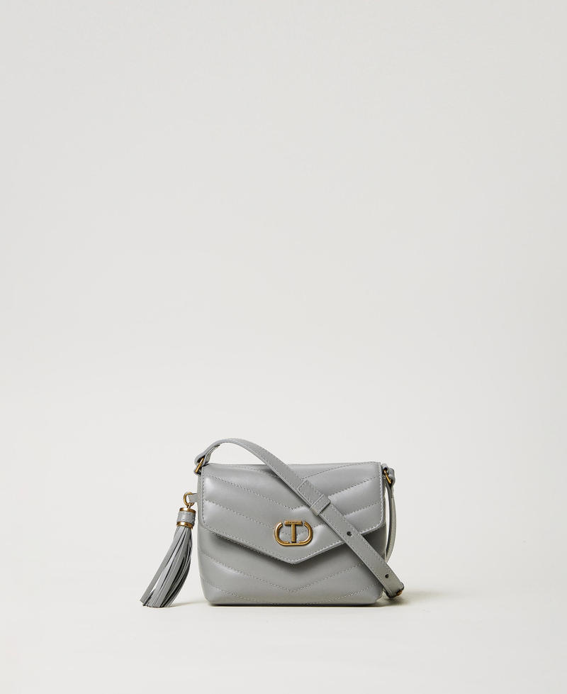 Borsa a tracolla 'Dreamy' piccola in pelle Grigio Medio Donna 242TB7191_00804_01
