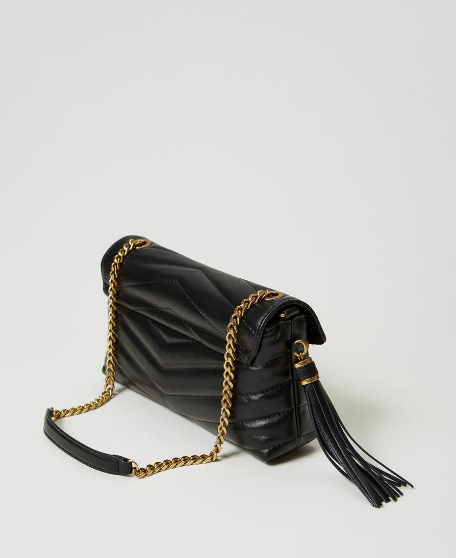 'Dreamy' medium leather shoulder bag Black Woman 242TB7192_00006_03