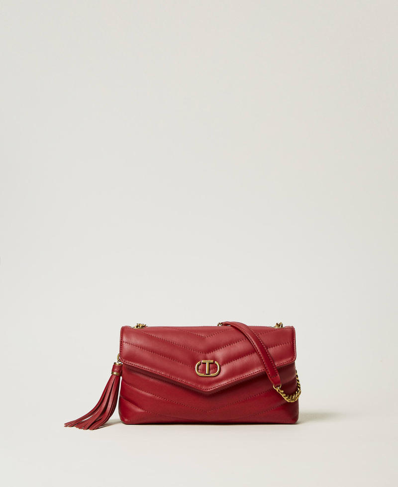 Borsa a tracolla 'Dreamy' media in pelle Bordeaux Donna 242TB7192_00020_01