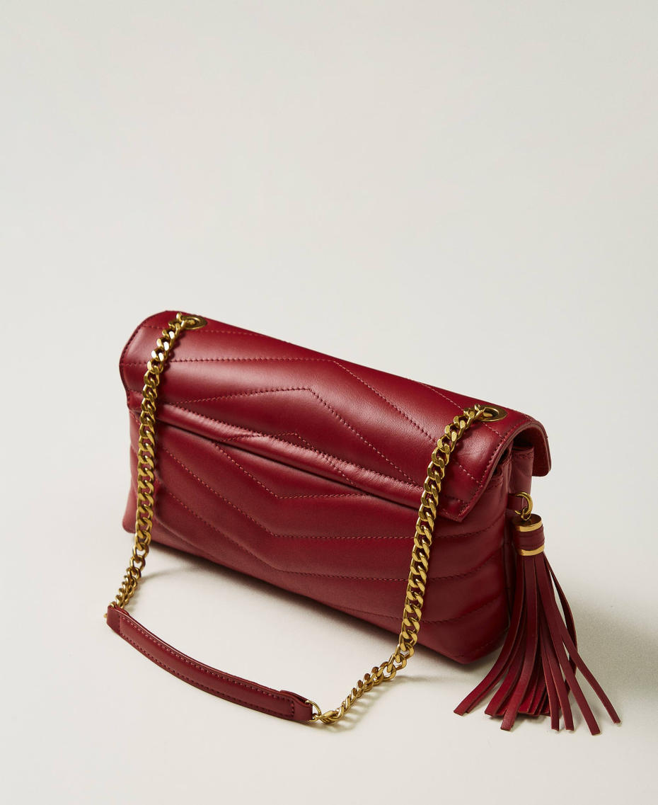 Borsa a tracolla 'Dreamy' media in pelle Bordeaux Donna 242TB7192_00020_03