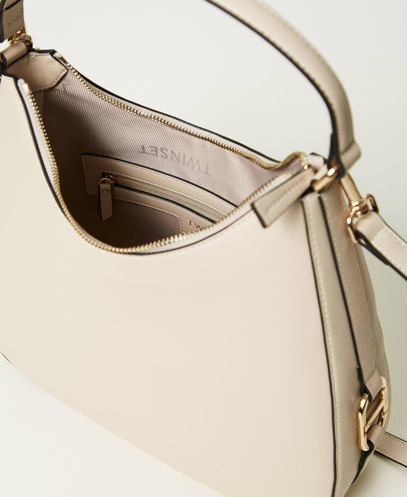 Hobo bag with Oval T buckle