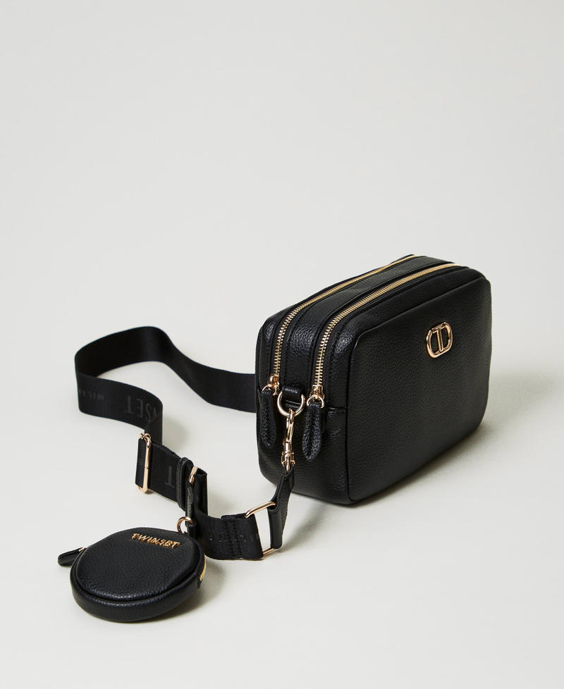 Borsa a tracolla con portamonete Nero Donna 242TB7310_00006_02