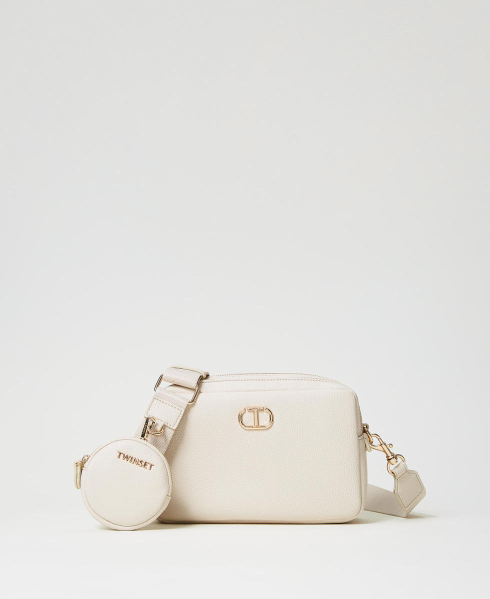 Bolso bandolera con monedero Mujer Blanco TWINSET Milano