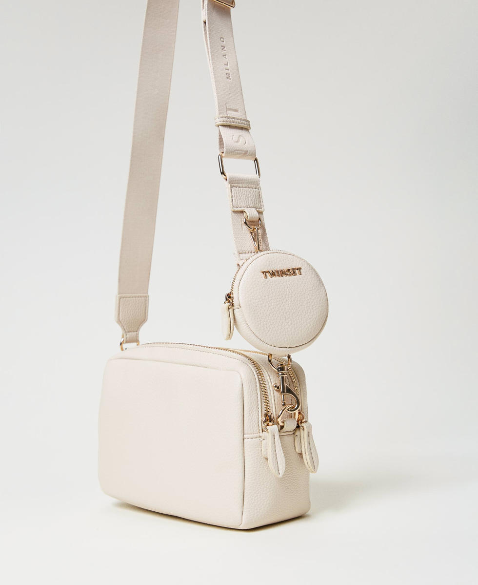 Bolso bandolera con monedero Mujer Blanco TWINSET Milano