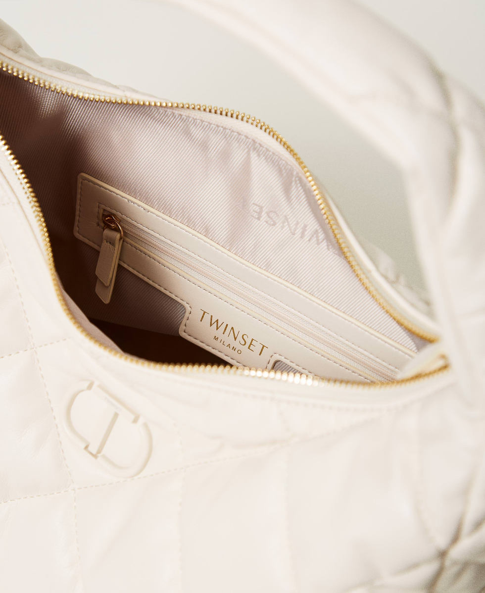 ★EMIS★ PADDED HOBO BAGBEIGE m1037_1334484 PADDED HOBO BAG-IVORY - EMIS