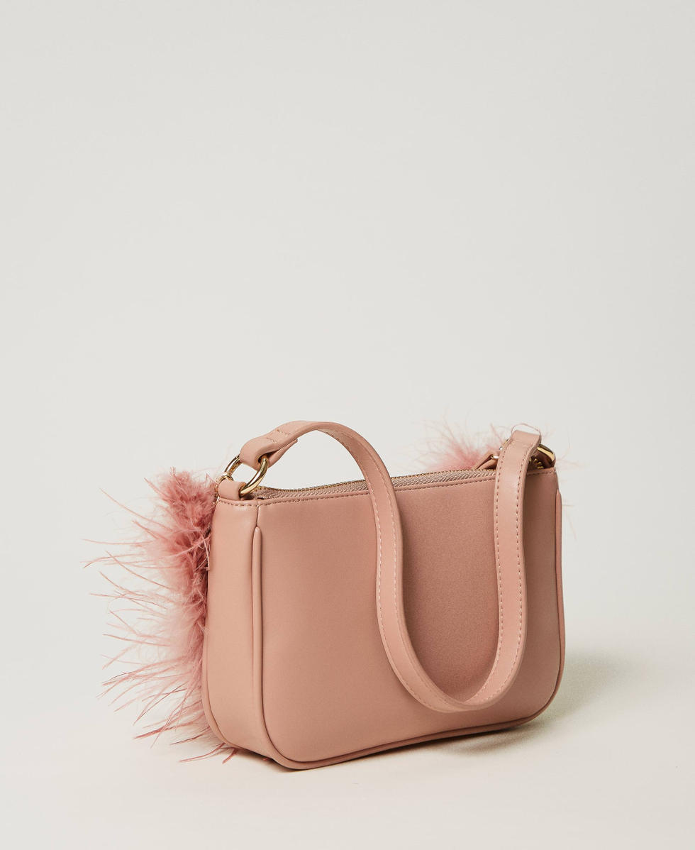 Petite Folie' shoulder bag with Oval T Woman, Pink | TWINSET Milano