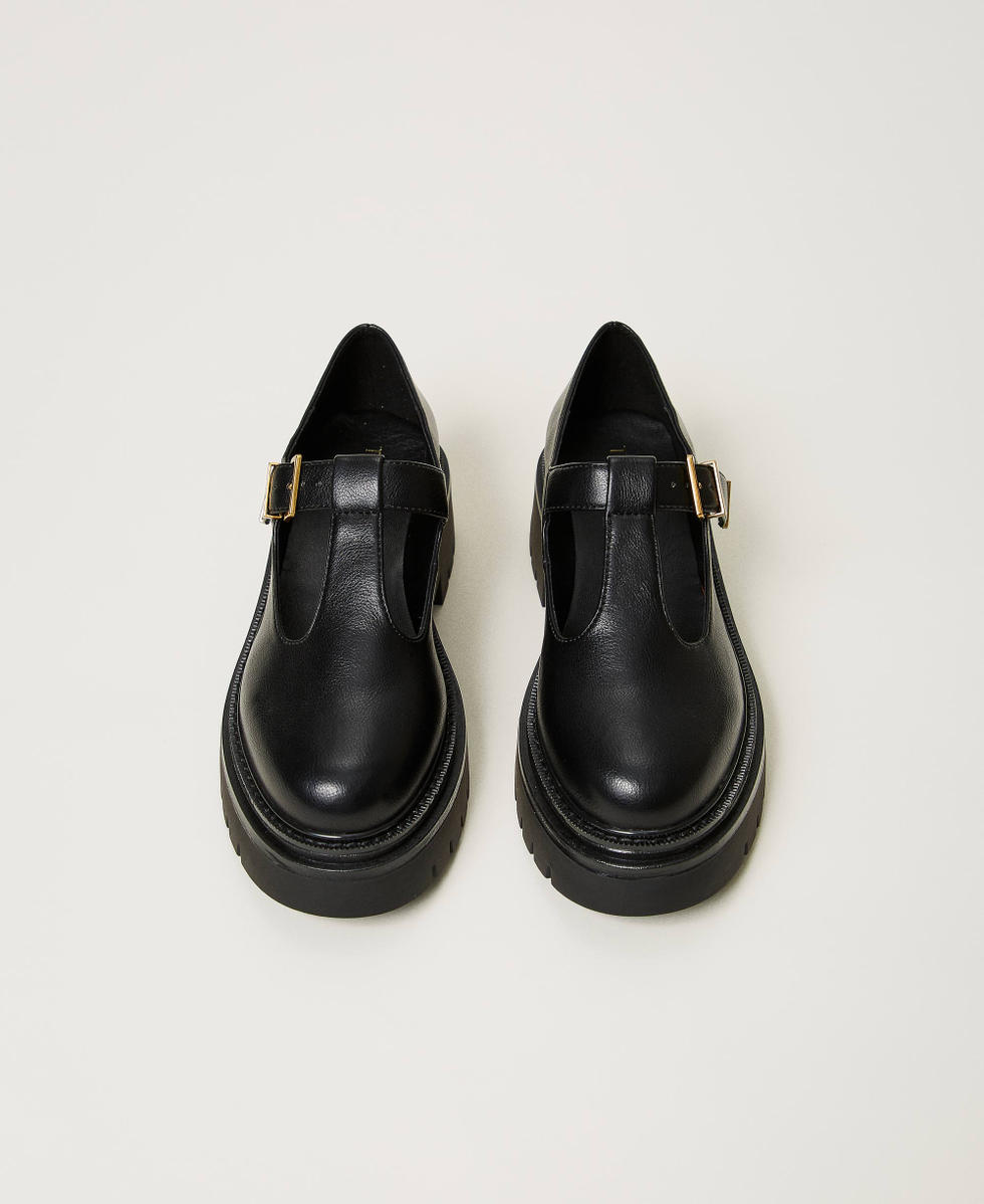 【MARRYME】TWINNING レディース ブラック Mary Jane shoes with buckle Woman, Black | TWINSET Milano
