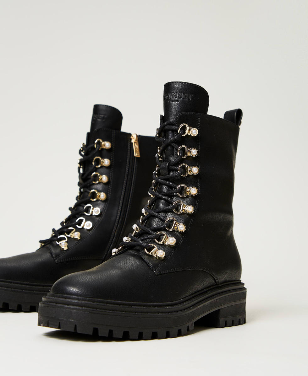 Boots femme perles clearance