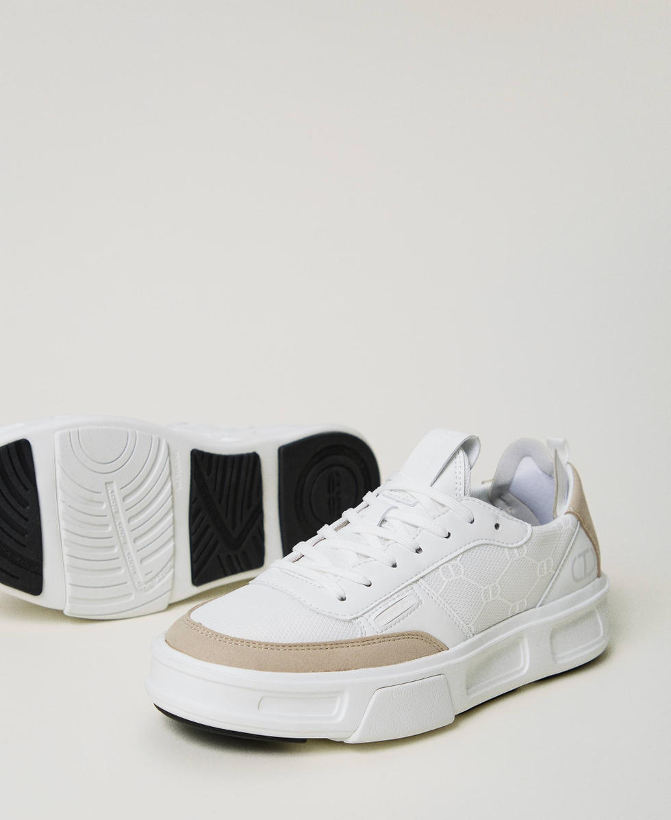 Zapatillas Fessura color block Blanco Mujer 242TCP210_00001_02