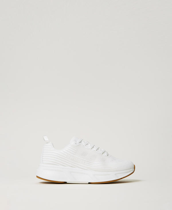 Striped Fessura trainers with logo