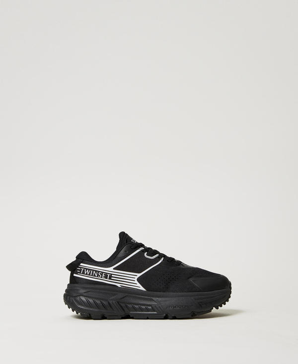 Striped Fessura trainers with contrasting logo