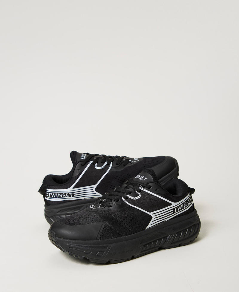 Striped Fessura trainers with contrasting logo