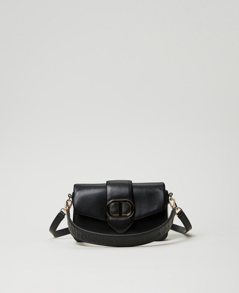 'Amie' medium nappa leather shoulder bag Black Woman 242TD8010_00006_01