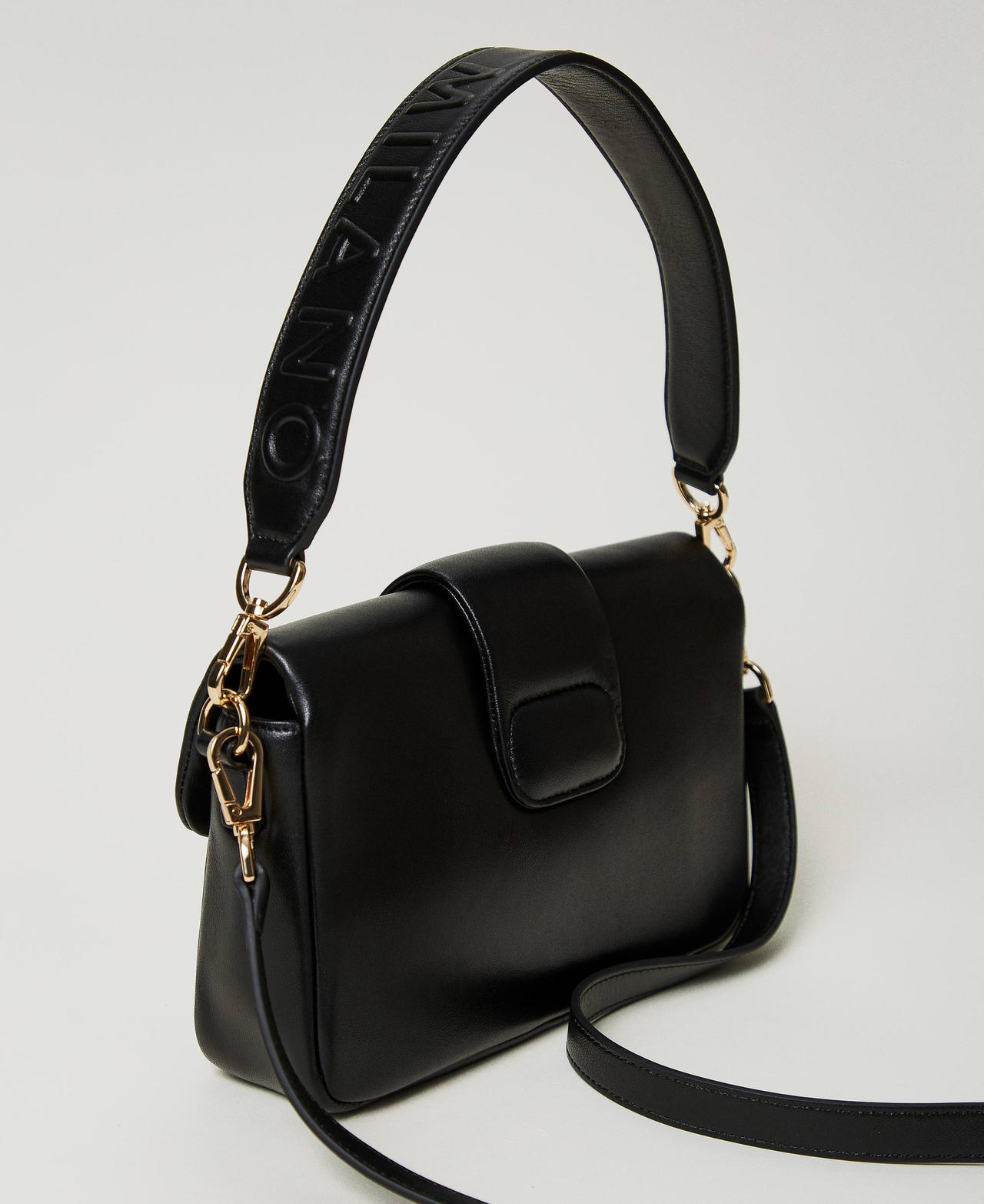 'Amie' medium nappa leather shoulder bag Black Woman 242TD8010_00006_03