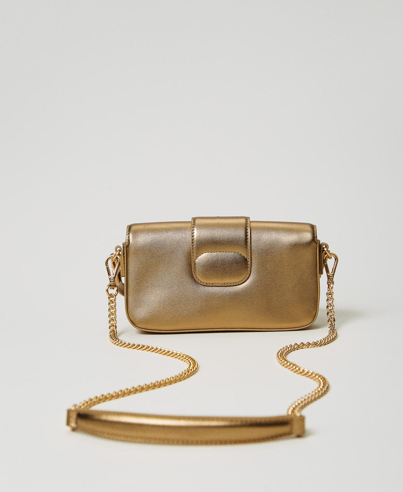 'Amie' small leather shoulder bag Yellow Gold Woman 242TD8020_10366_03