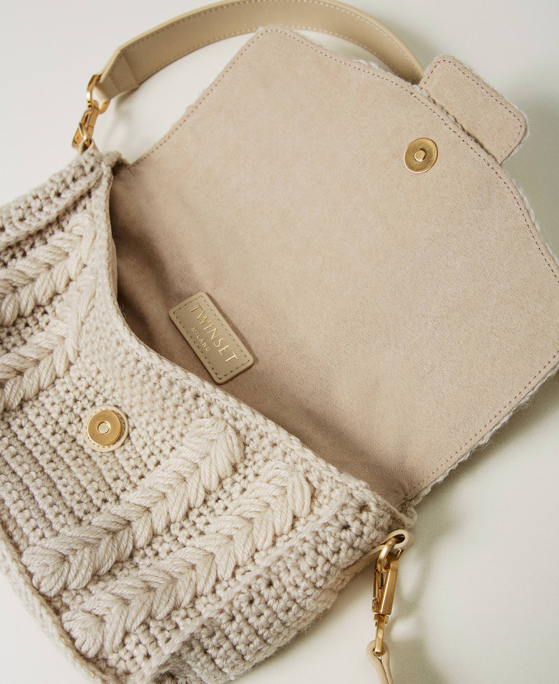 Borsa a tracolla 'Amie' media in tricot