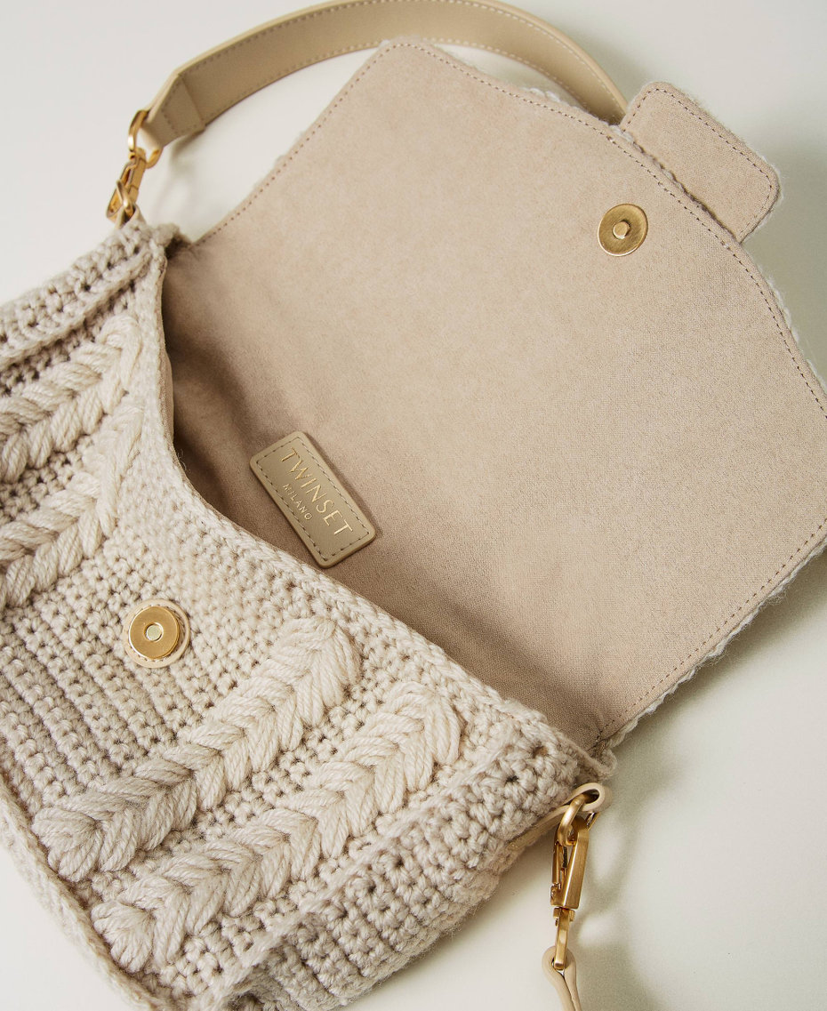 Borsa a tracolla 'Amie' media in tricot