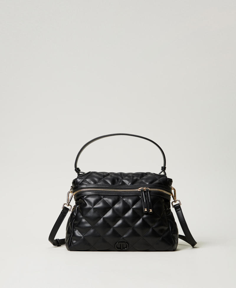 Borsa top handle ‘Cécile’ grande trapuntata