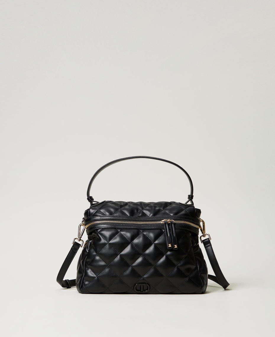 Borsa top handle ‘Cécile’ grande trapuntata
