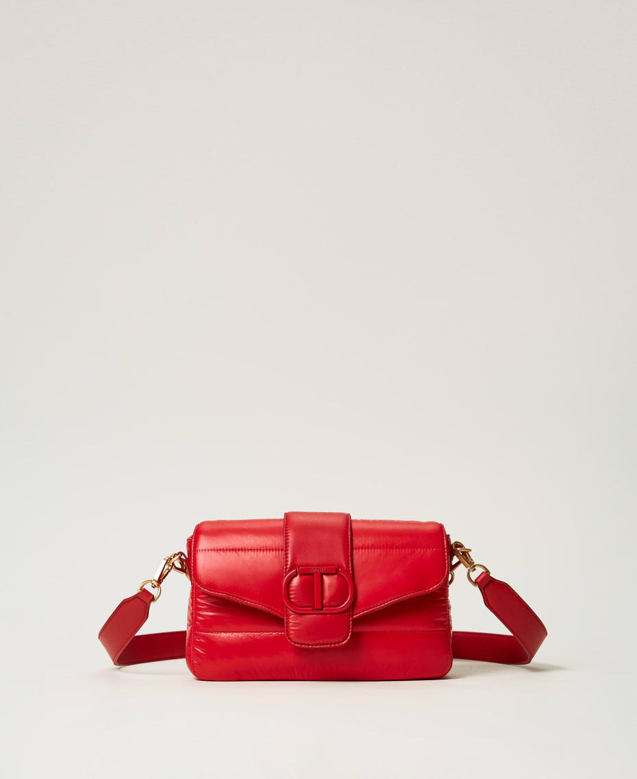 Borsa a tracolla 'Amie Ski' media in nylon Rosso Veneziano Donna 242TD8250_00740_01