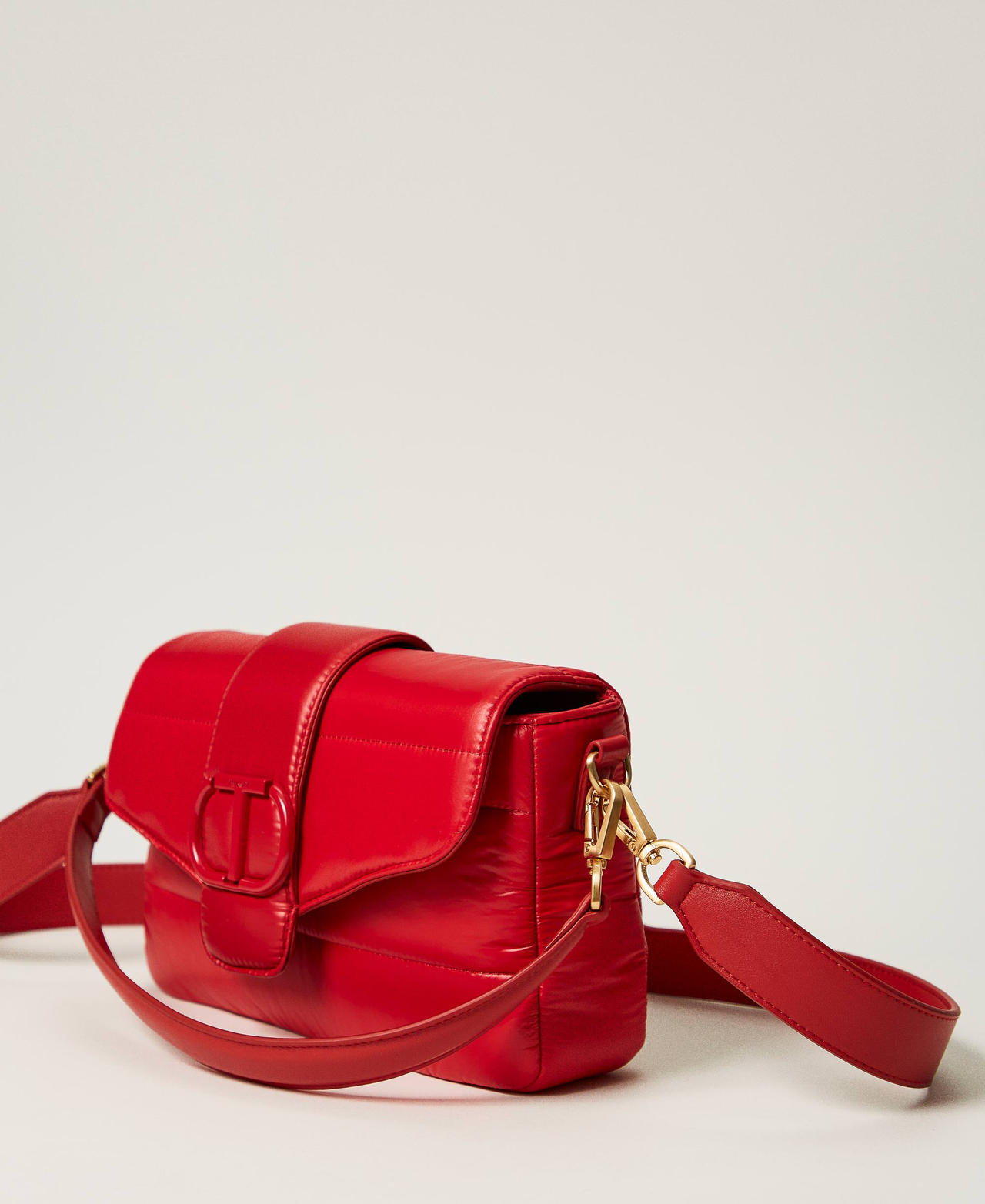 Borsa a tracolla 'Amie Ski' media in nylon Rosso Veneziano Donna 242TD8250_00740_02
