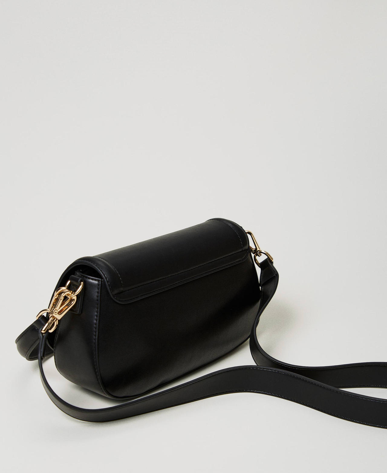 'Brera' shoulder bag with Oval T fastener Black Woman 242TD8291_00006_03