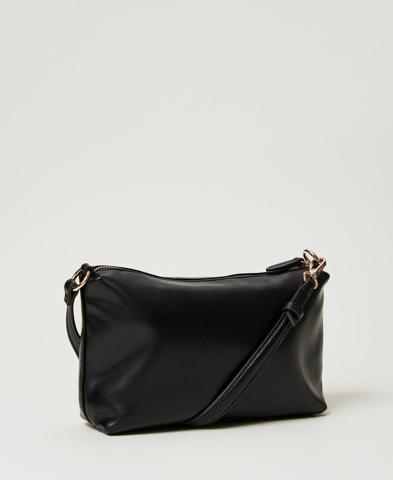 Tracolla ‘Mignon’ con Oval T Nero Donna 242TD8380_00006_03