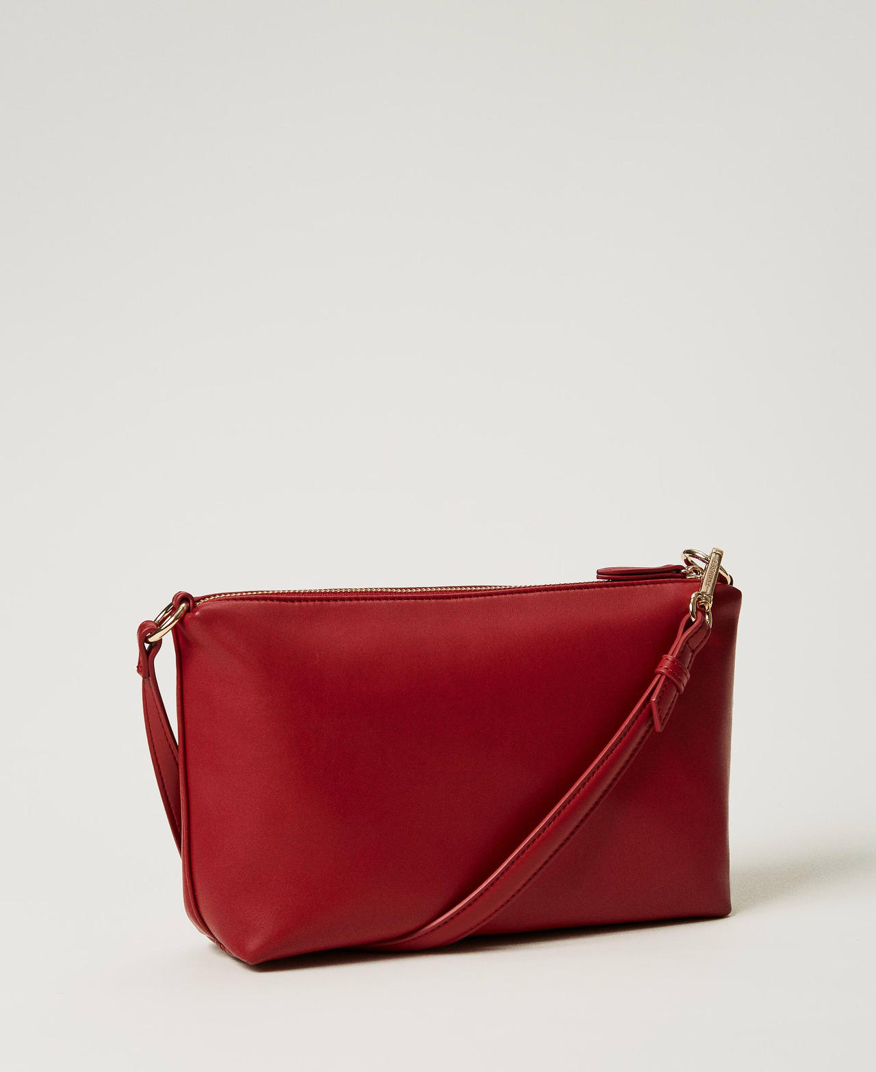 &lsquo;Mignon&rsquo; shoulder bag with Oval T Venetian Red Woman 242TD8380_00740_03